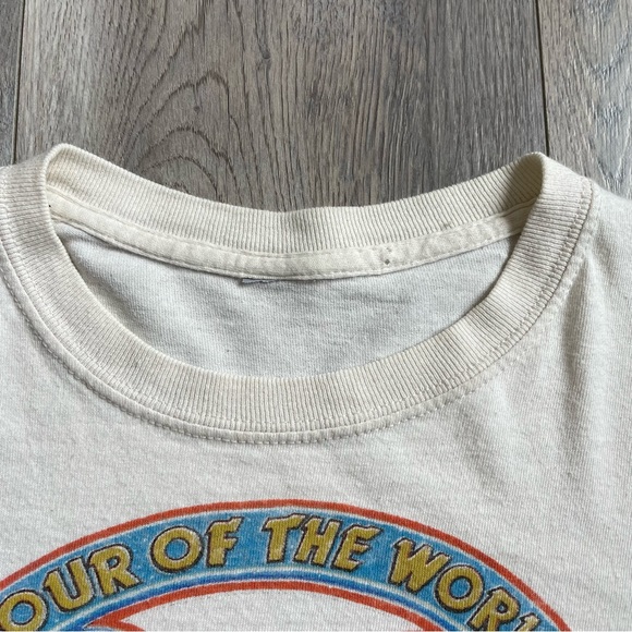 [SOLD] Van Halen 1984 Graphic Tee in Cream - Picture 6 of 7